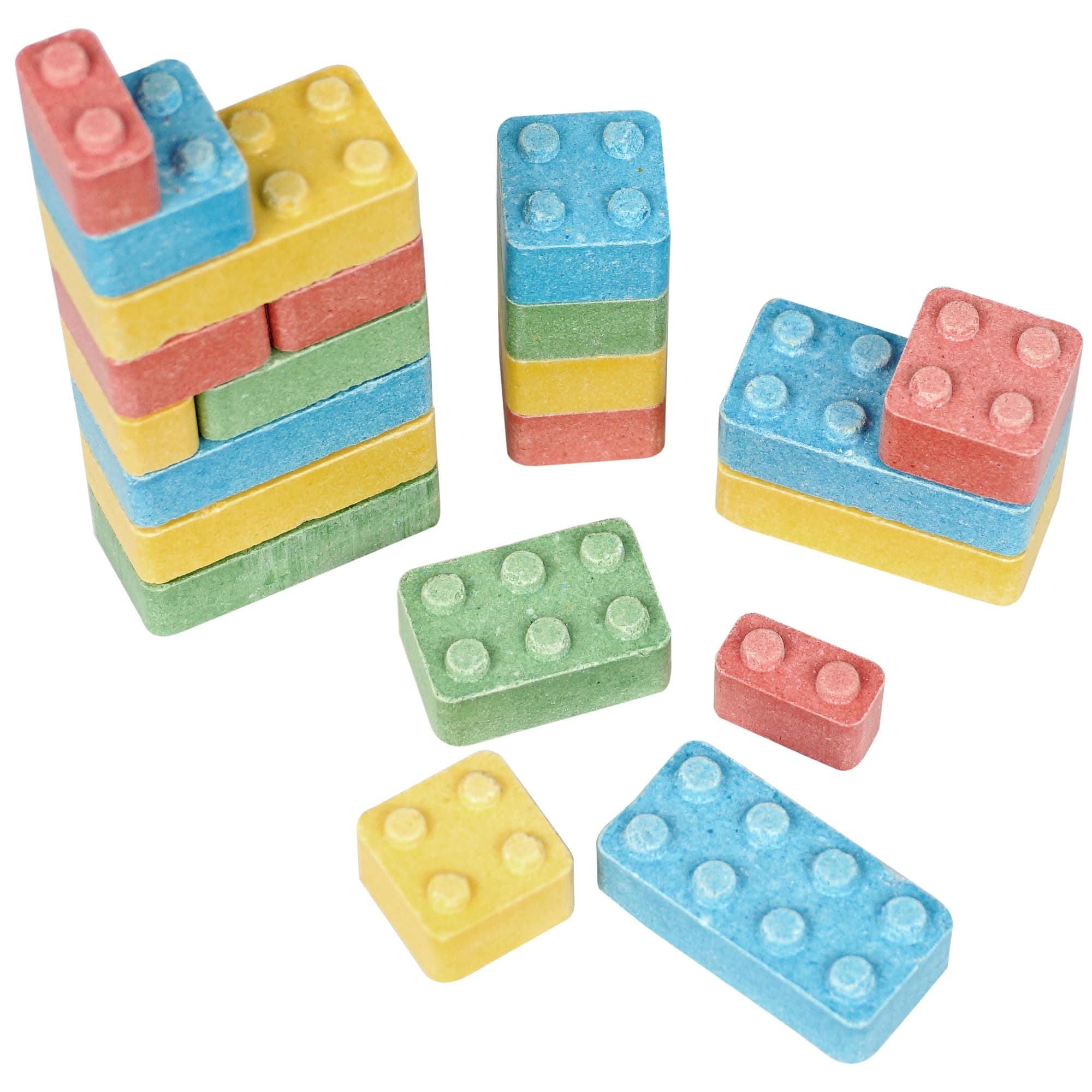 Blox Candy, 1 Pound Bag, Building Blocks Candy, Edible Assorted Block Flavors