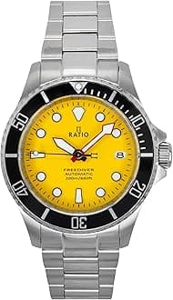 FreeDiver Sapphire Crystal Diver Watch Japanese Automatic Dive Watch 200m Water Resistant Diving Watch for Men