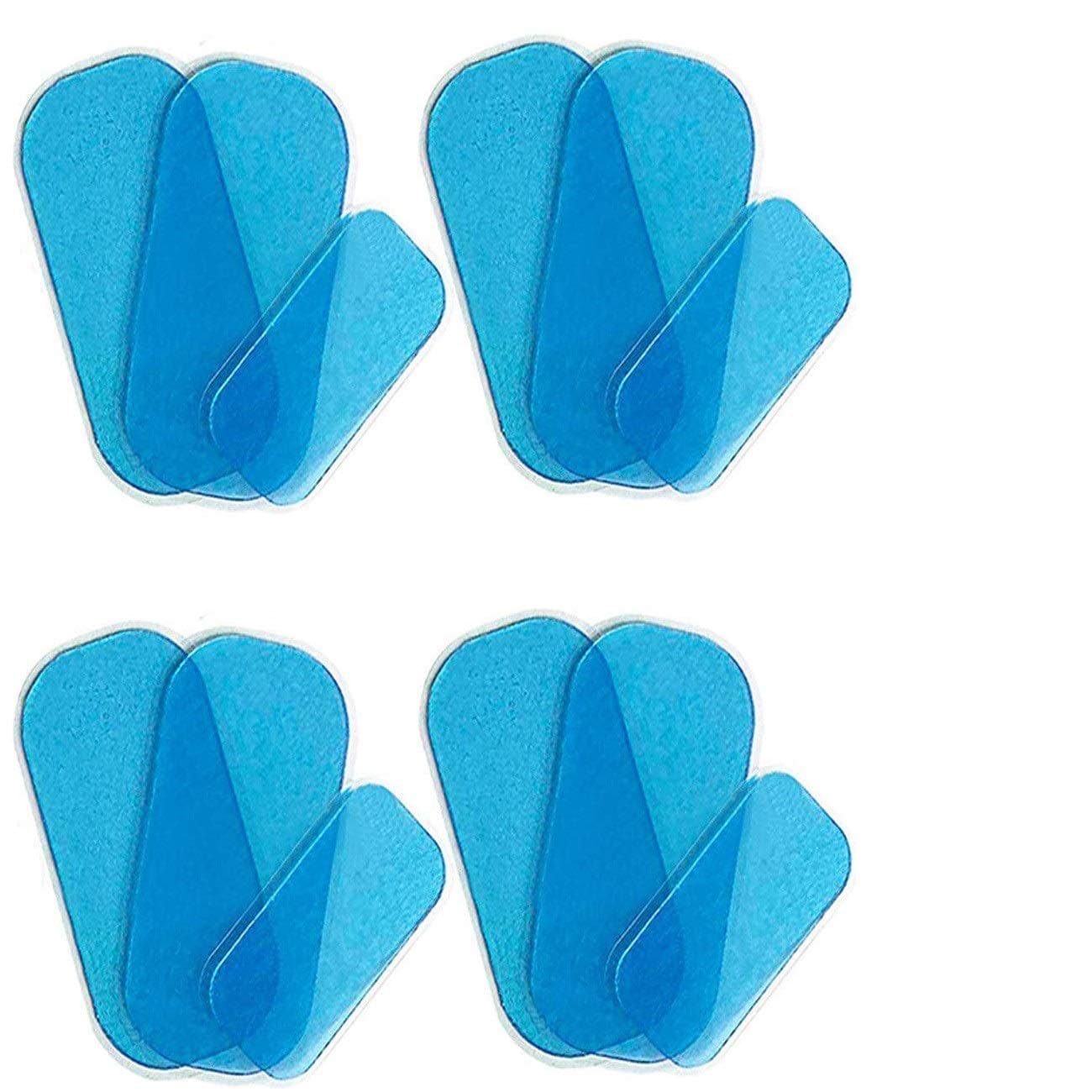12 pcs Gel Pads Replacements for EMS ABS Hips Trainer Buttock Muscle Massage Replacement Gel Sheets,Special for EMS Butt Muscle Trainer, Butt Toner,Buttocks Trainer Accessories (3 PCS/Set,4 Sets/Pack)