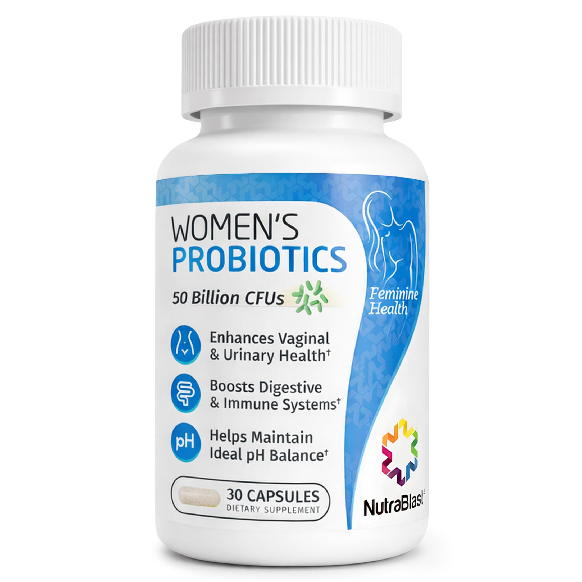 NutraBlast Everyday Vaginal Probiotics - 50 Billion CFU