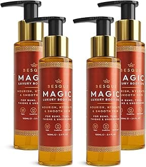 Magic Body Oil, 100ml, After Shower Body Oil For Women, Hydrating Skin Care For Full Body That Plumps, Tightens, and Firms Skin With Natural Ingredients, Luxury Spa Gifts