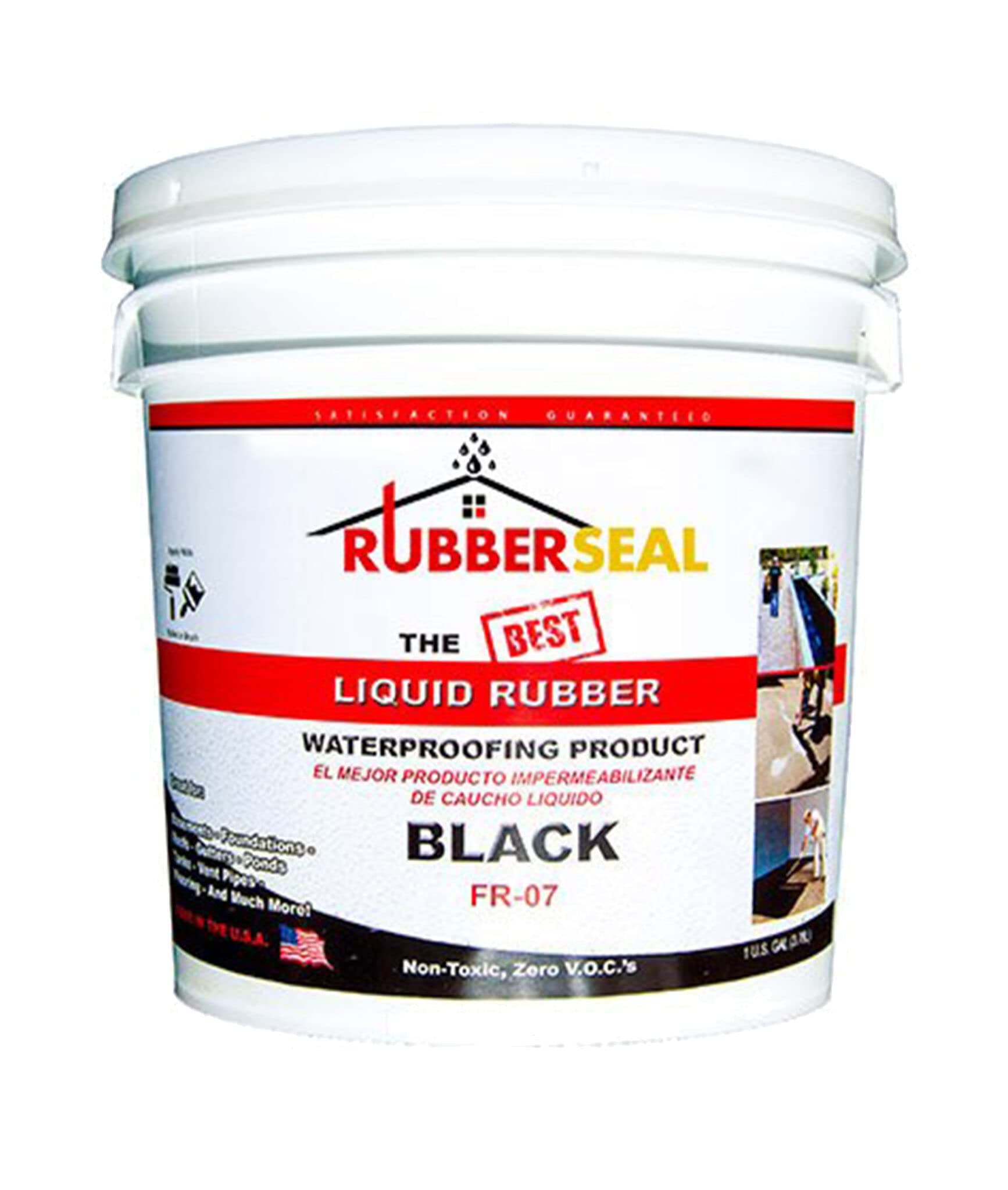 Liquid Rubber Waterproofing and Protective Coating - Roll On (1 Gallons)