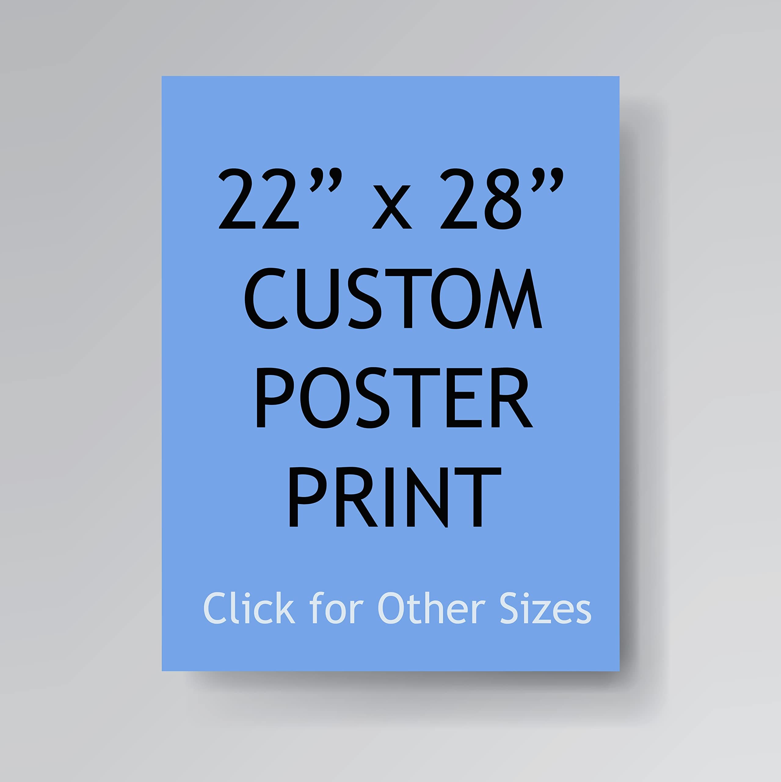 Pera Print - Upload Your Image or Photo - Custom Personalized Photo to Poster Printing, Wall Art Prints (22 x 28 inches)
