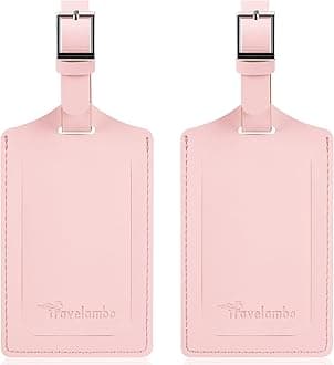 Travelambo Leather Luggage Tag