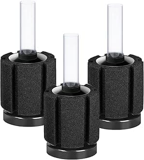 AQUANEAT 3 PCS Aquarium Bio Sponge Filter Breeding Fry Betta Shrimp Nano Fish tank 10 Gal