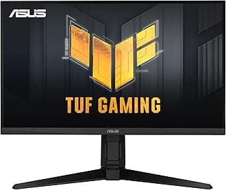 TUF Gaming 27” 1080P Monitor (VG279QL3A) - Full HD, 180Hz, 1ms, Fast IPS, Extreme Low Motion Blur, FreeSync Premium, G-SYNC Compatible, Speakers, DisplayPort, Height Adjustable, 3 Year Warranty