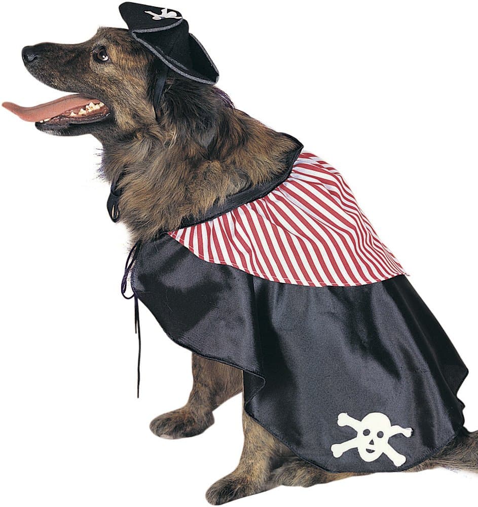 Pirate Dog Pet Costume Size Large