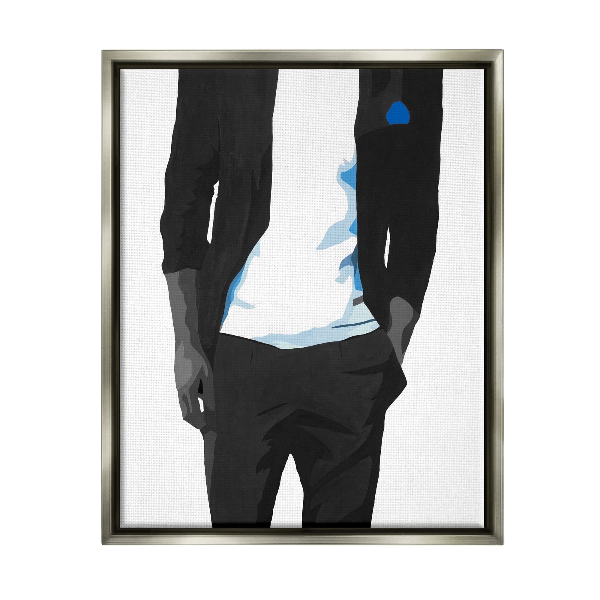 Stupell Industries Modern Chic Dressed Man Floating Framed Wall Art, Design by Beth Ann Lawson