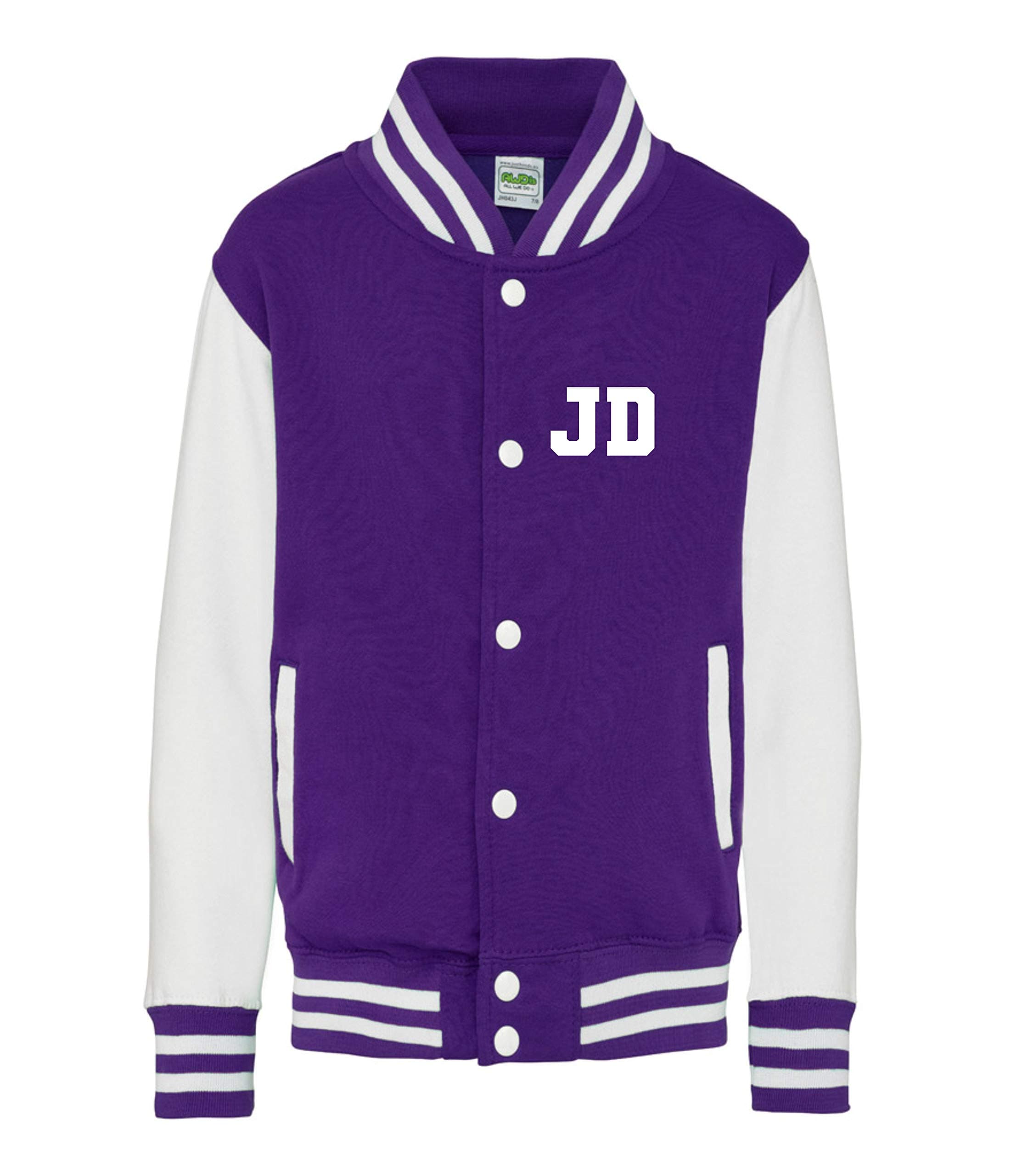 Personalised kids varsity jacket
