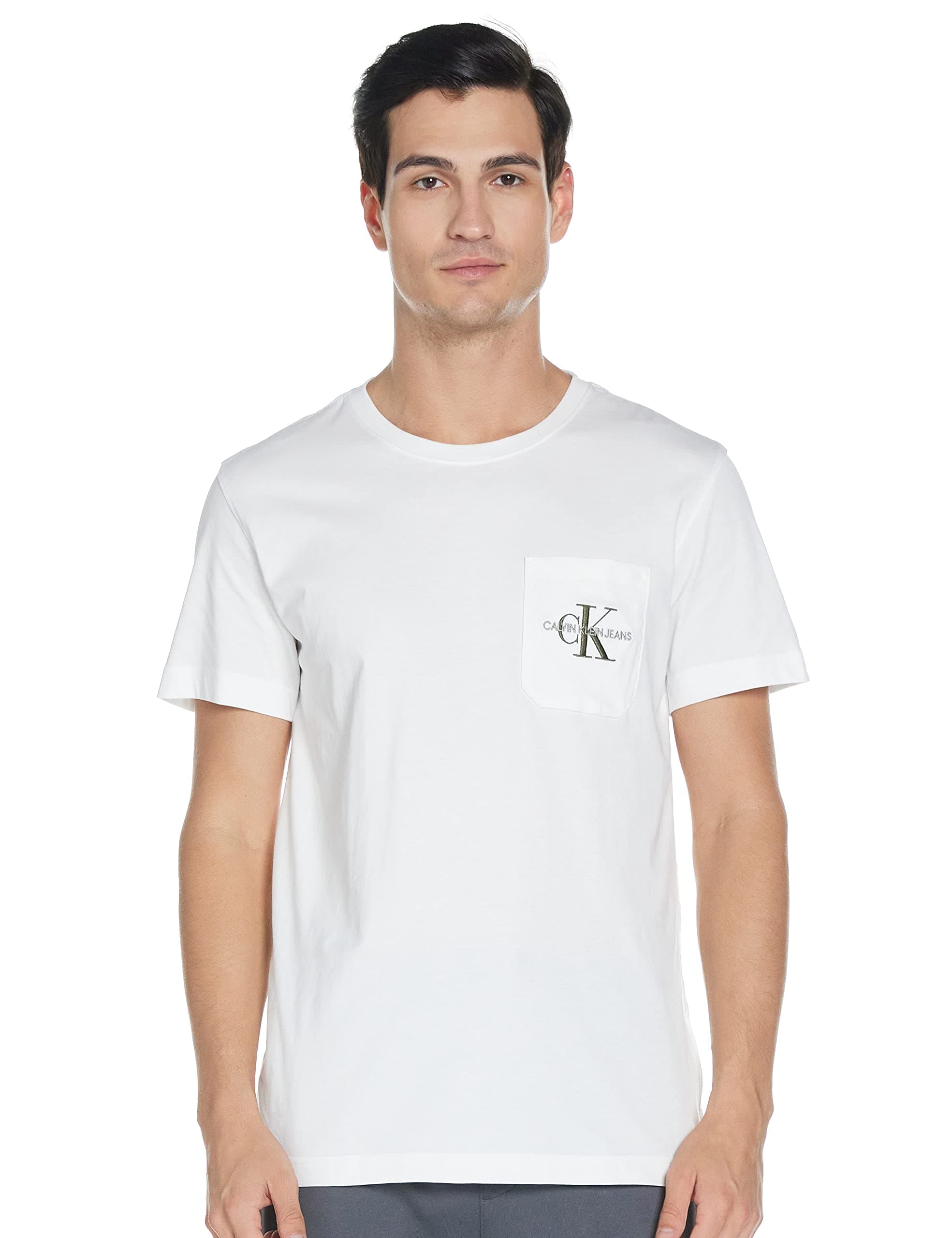 mens Monogram Pocket Tee Shirt