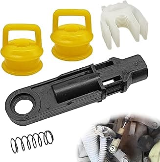 Transmission shifter linkage Cable Kit 14104 15276979 52855956AG Compatible with Chevy Silverado 1500 2500 3500 4.3L 5.3L 6.0L 6.2L 6.6L Buick Cadilac GMc JP RAM Dodge 2004-2020(5Pcs)