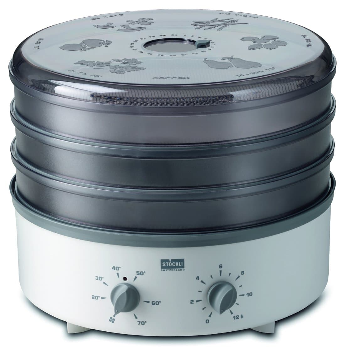 Dehydrator with Timer and 3 Metal Grids