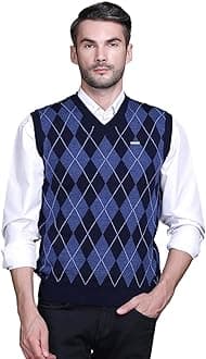 GODFREYV Neck Sweaters for Men Winter Wear Woollen