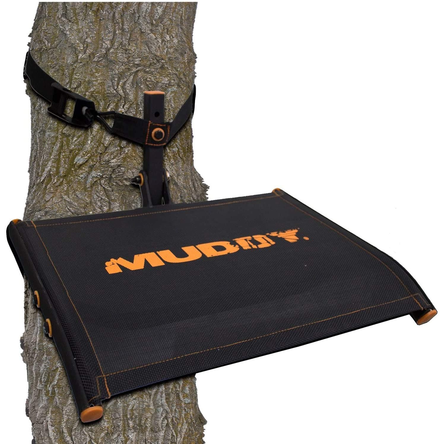 Ultra Tree Seat, Hang-On Climbing Tree Stand with Ratchet Straps for Deer Hunting, Steel Construction, 300-Pound Capacity