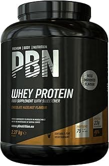 PBN Premium Body Nutrition Whey Protein Powder, 2.27 kg - Chocolate Hazelnut