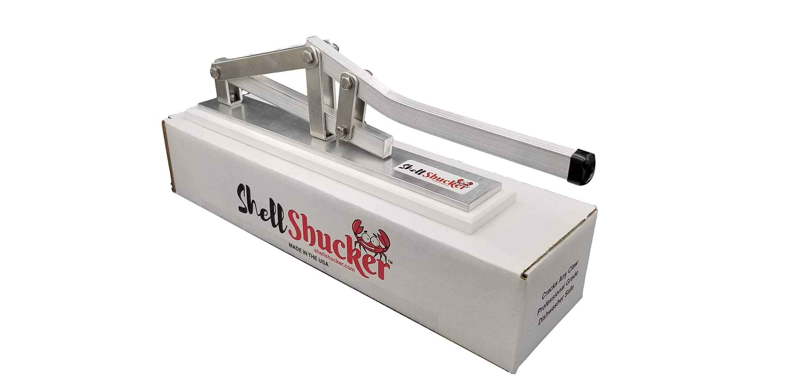 Shell Shucker Jr Seafood Cracker Tool Crab Lobster Claw Deshelling Machine Professional Grade Aluminium