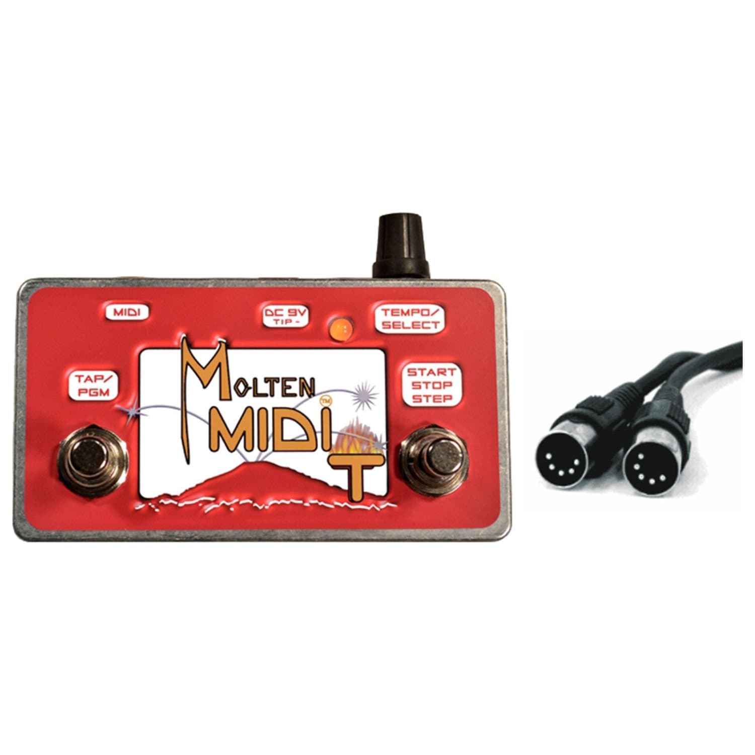 Molten MIDI T for Digitech Whammy DT w/Midi Cable