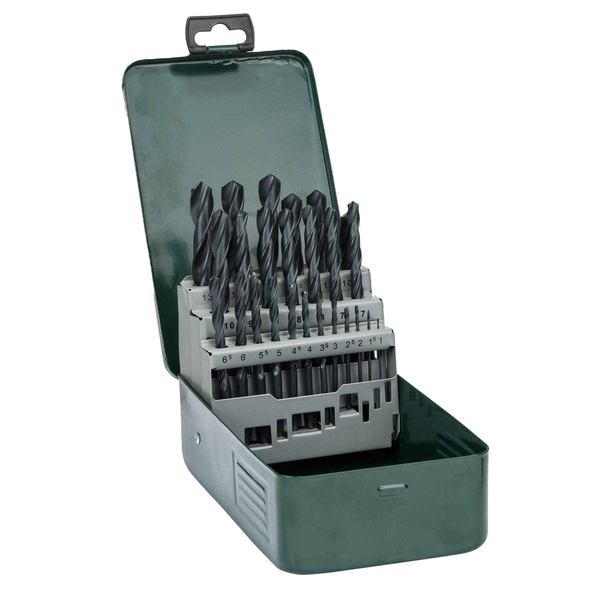 25 Piece Metal HSS-R Drill Bit Set