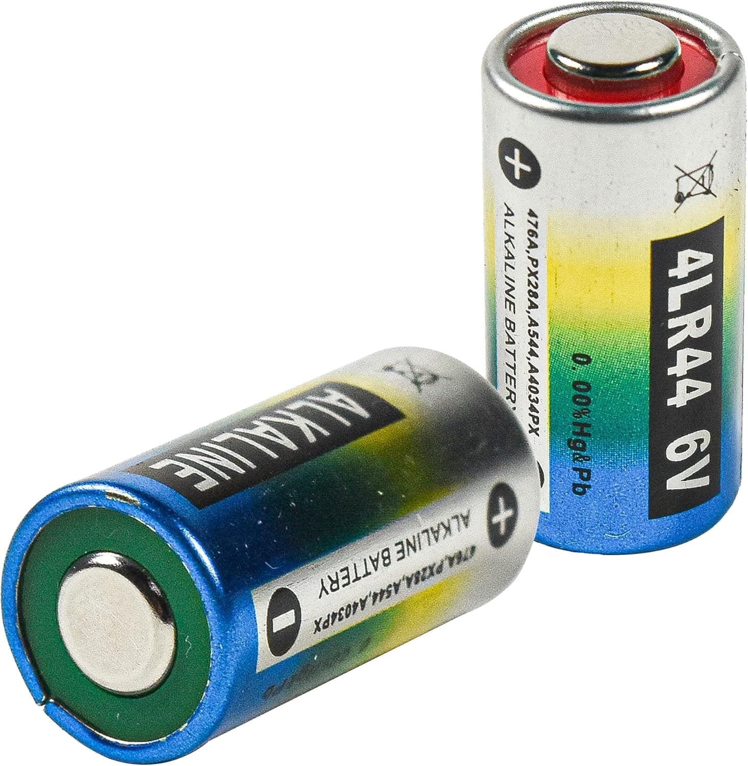 HQRP 2-Pack 6-Volt Battery Compatible with 4LR44 A544 V4034PX Fujica ST801 / ST901 / AX-3, Yashica 35 CCN/FX-1 / FR II, Canon A-1, AE-1, AE-1 Program, AV-1, at-1 Film Camera PX28A