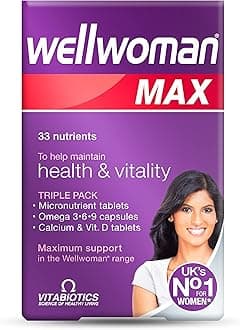 Wellwoman Max Multivitamin Tablets for Women,84 Count (Pack of 1)