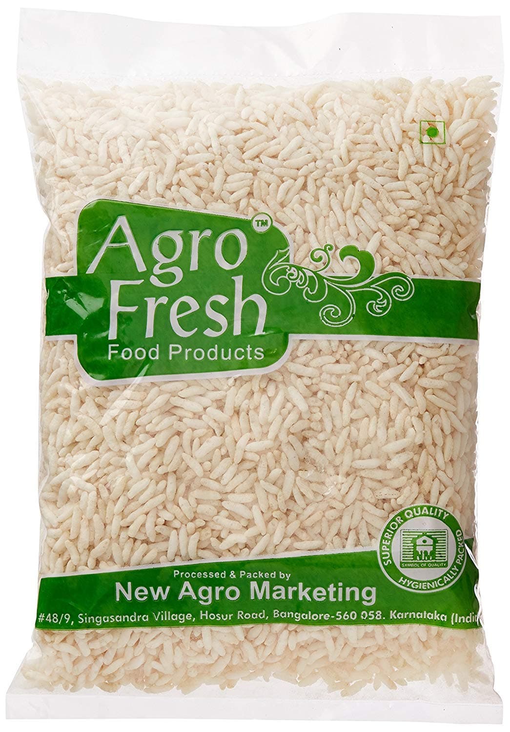 Agro Fresh Salted Puffed Rice, 200g
