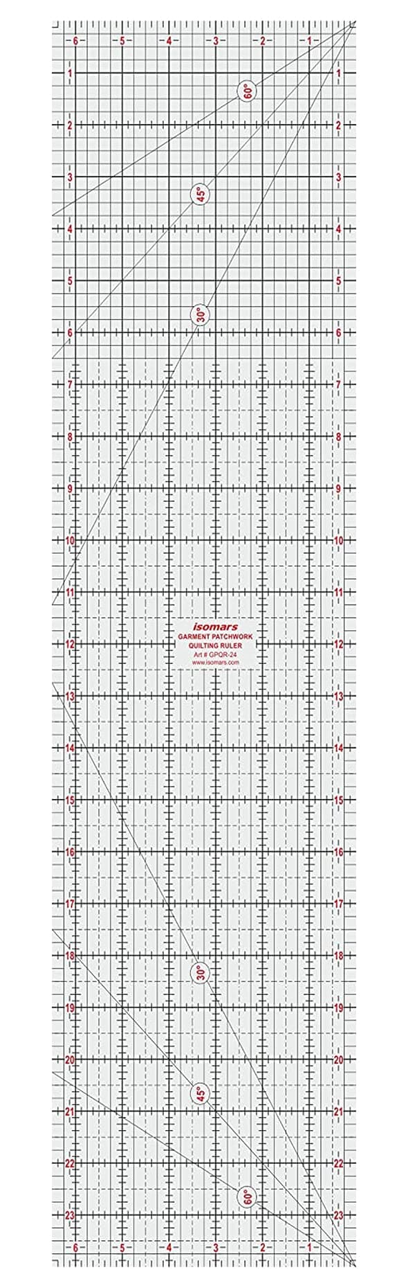 Garment Patchwork Quilting Ruler - 24"