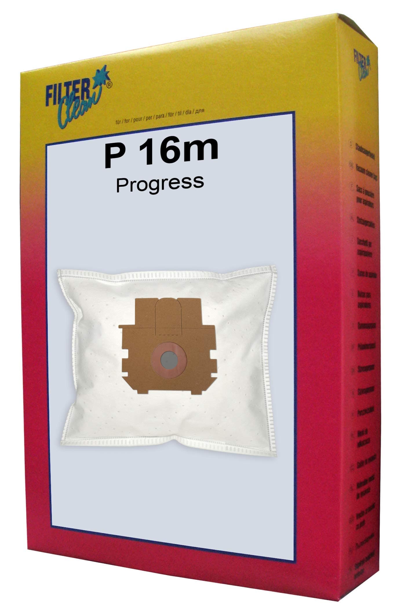 FilterClean P 16m Hoover Bags, White