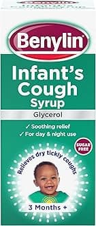 Infant’s Cough Syrup Apple Flavour (1x 125 ml), Effective Tickly and Dry Cough Medicine, Suitable for Day and Night Use Medicine for Children Aged 3 Months +