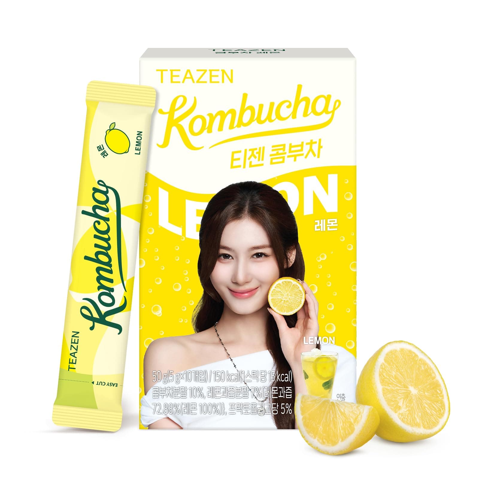 Kombucha Lemon Probiotics (10 Sticks)