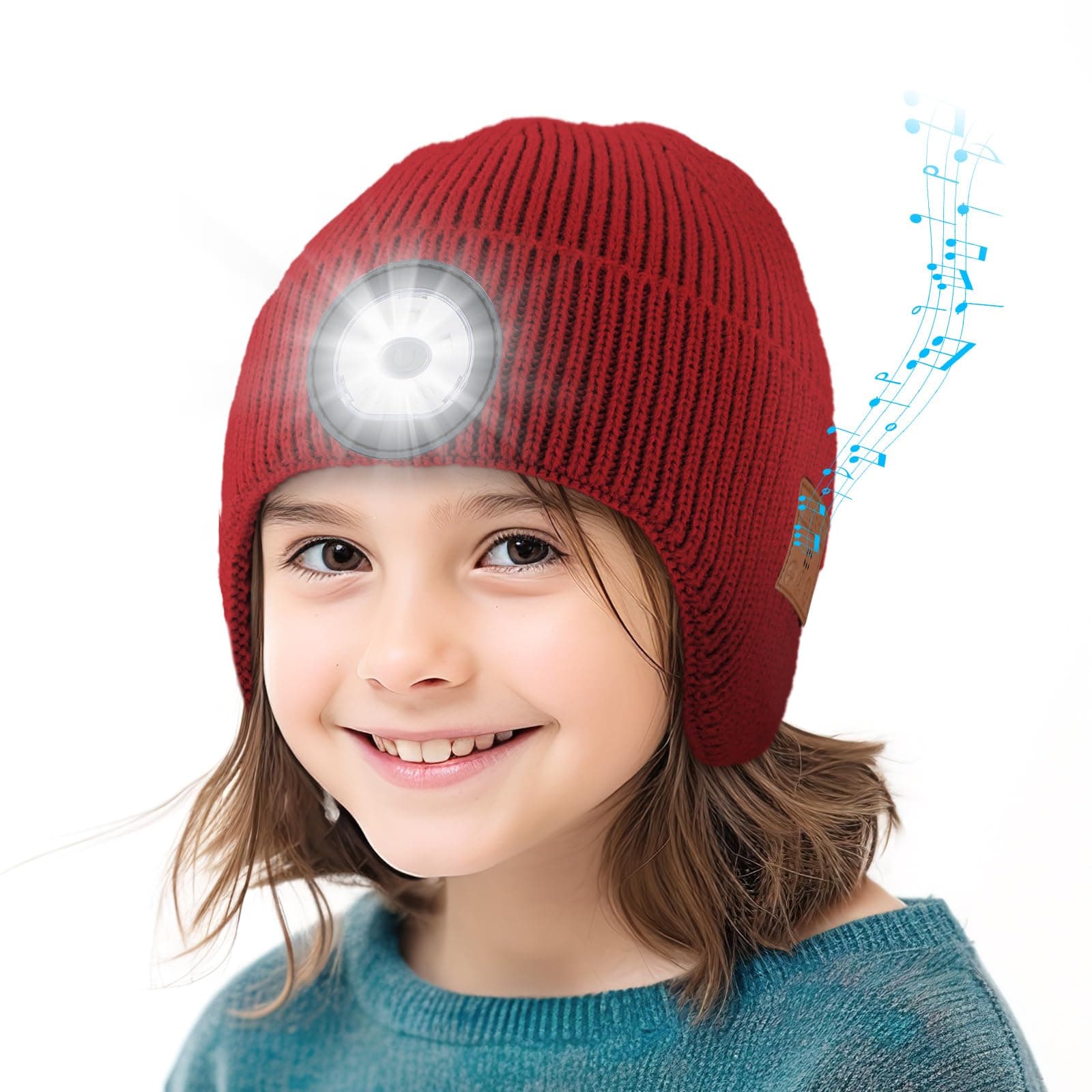 Kids Beanie Hat with Headphones
