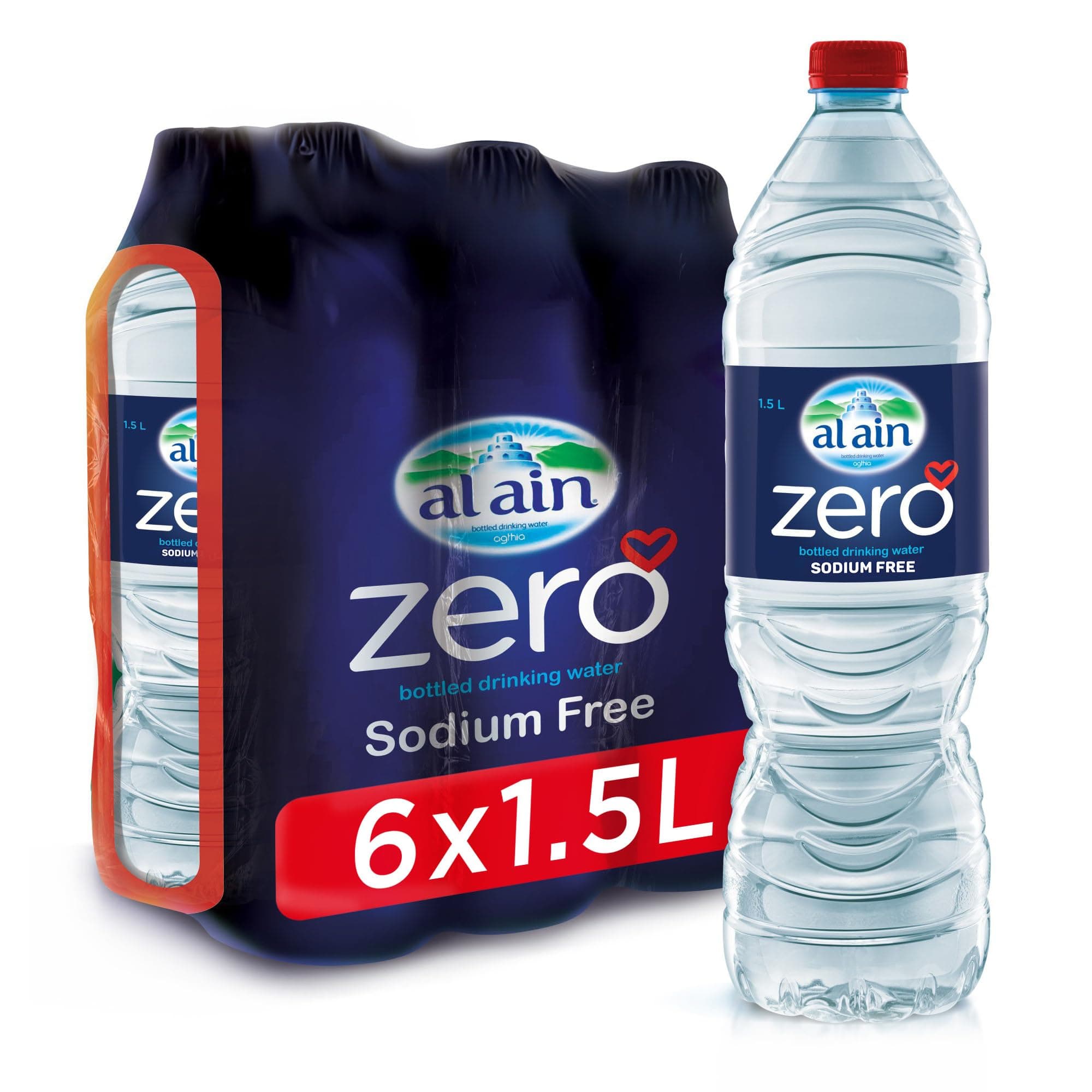 Zero, 1.5L, Pack of 6, Zero Sodium, Pure Refreshing , pH Neutral Bottled Water