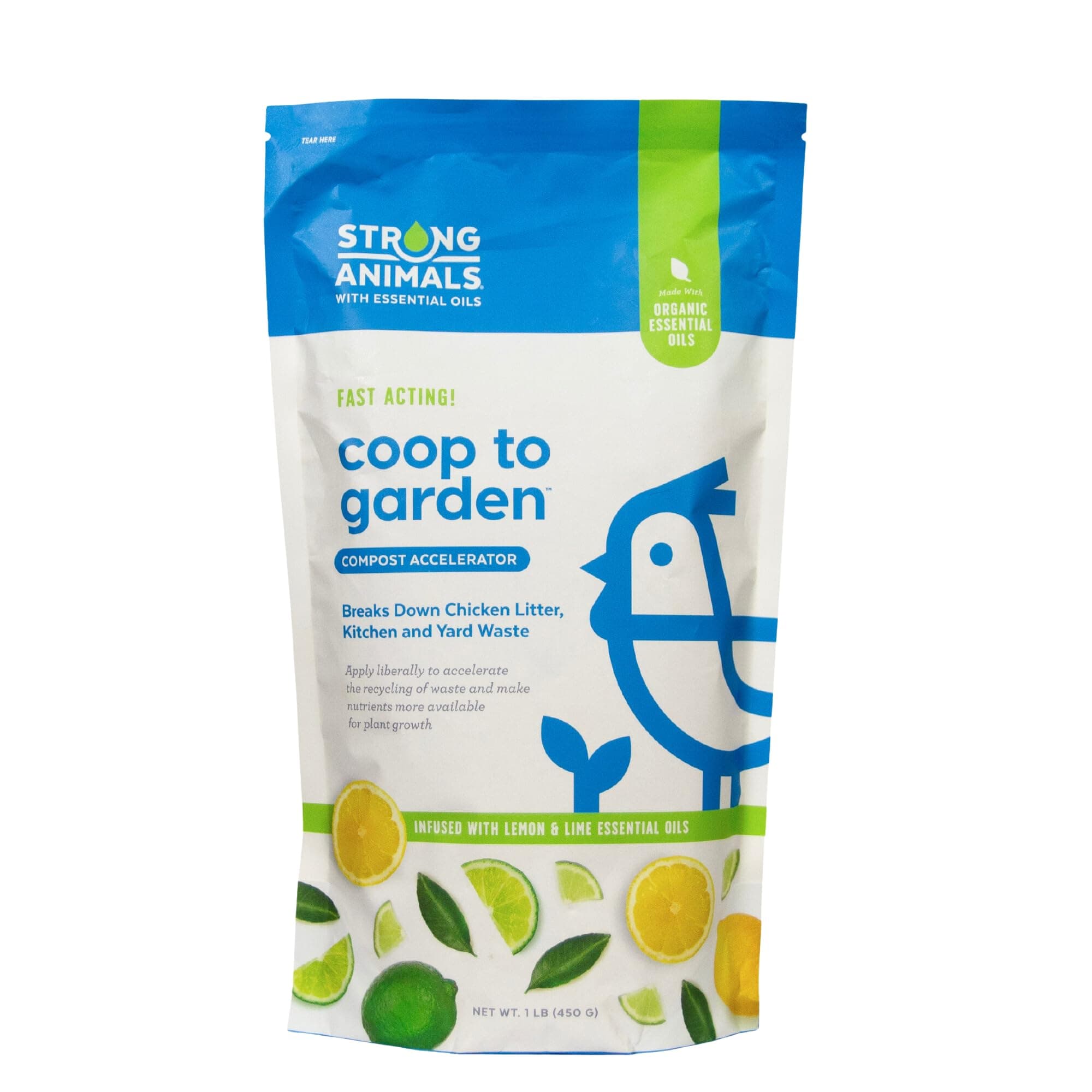 Coop to Garden - Fast-Acting Organic Compost Accelerator Specially Designed to Break Down Chicken Litter and Bedding in Your Compost
