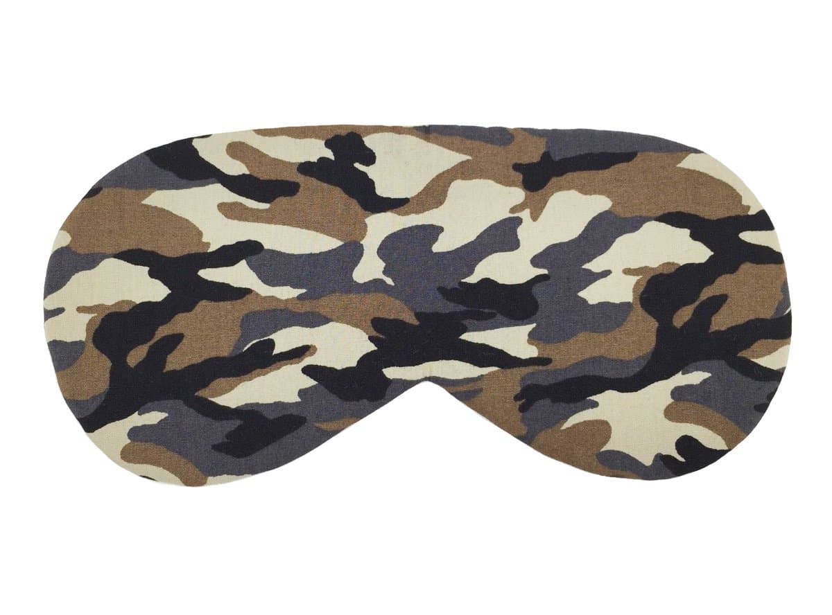 Sleeping Sheep (Camouflage #3) Cute Sleep Mask Comfortable Face Blindfold Soft Eye Masks with Satin for Sleeping, Travel, Shift Work, Naps, Night Blindfold Eyeshade for Men, Women or Kids