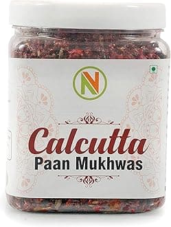 NatureVit Calcutta Meetha Paan Mukhwaas – Sweet Calcutta Paan Mouth Freshener with Gulkand & Fennel | Natural, Vegetarian, Hygienically Packed (1.60, Kilograms)