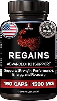 HGH Supplements for Men & Women - Regains Natural Anabolic Muscle Growth Building & Human Growth Hormone for Men, Muscle Builder for Men, Muscle Recovery Post Workout Supplement, 150 Protein Pills