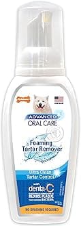 Nylabone Advanced Oral Care Pet Dental Foam Tartar Remover & Breath Freshener for Dogs, Dog Teeth-Cleaning, 4 oz.