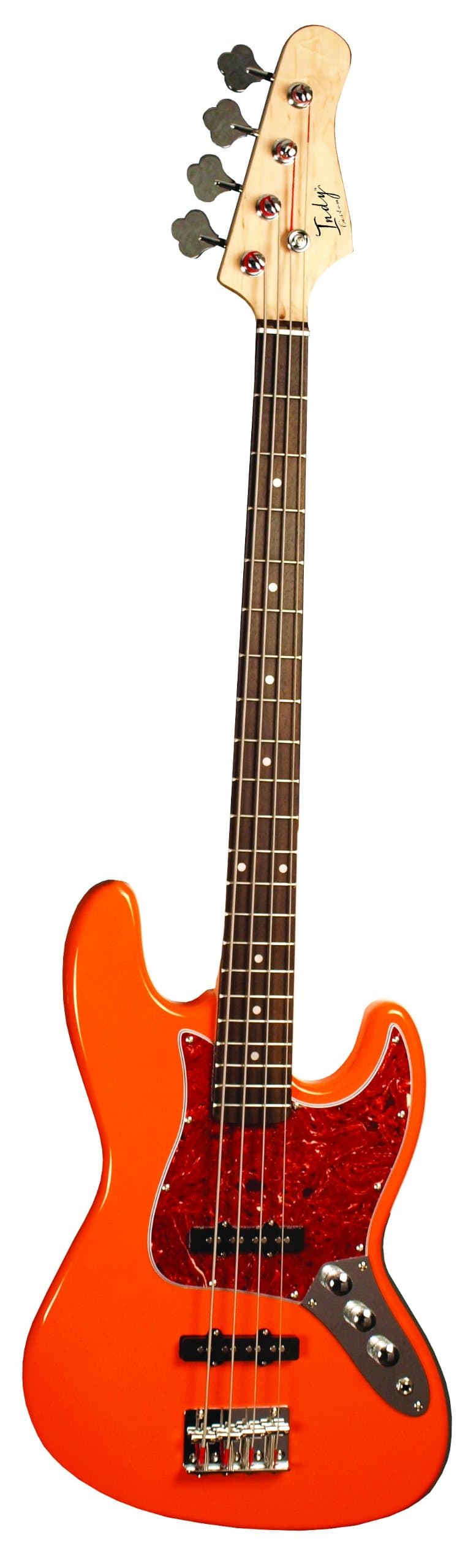 Indy Custom ICVB-OR Starting Line 4-Strings Bass Guitar - Citrus Orange