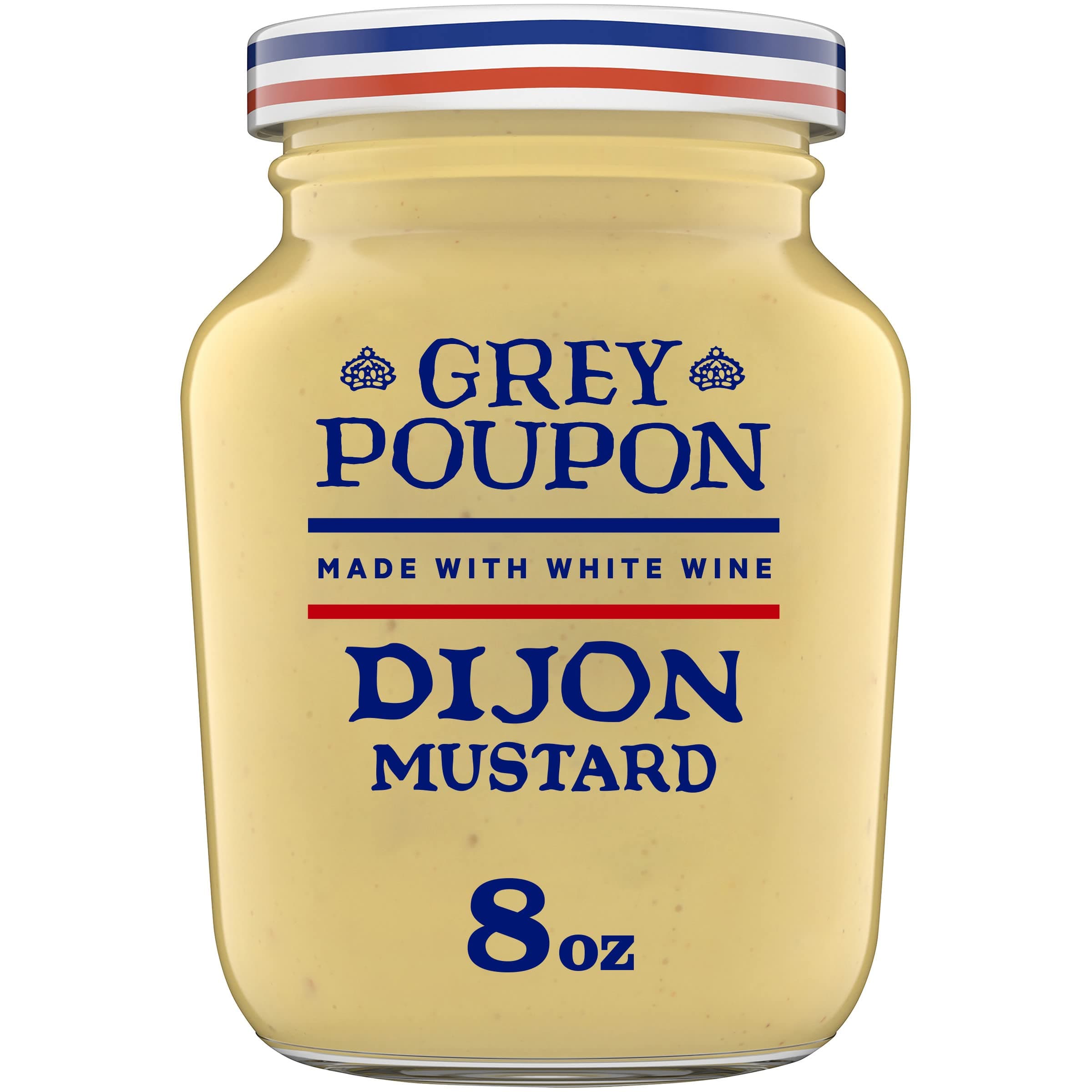 Grey Poupon Dijon Mustard, 8 oz. Jar