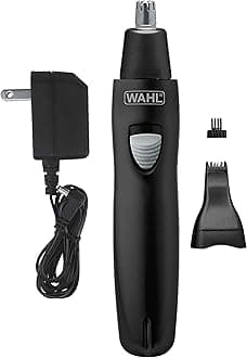 Wahl Groomsman Rechargeable Precision Trimmer for Hygienic Grooming with Rinsable, Interchangeable Heads for Eyebrows, Neckline, Nose, Ears, & Other Detailing - Model 3023284