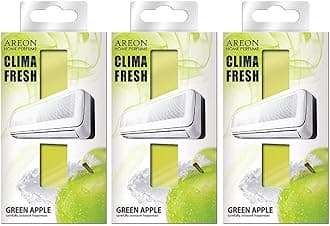 Areon Clima Air Freshener Home Conditioner Green Apple Multi Pack Set of 3