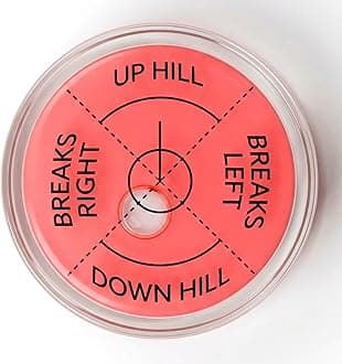 Premium Golf Green Reader Level Ball Marker with High Precision Putting Green Reading Aid | Level Head Golf Marker with Bubble Level | Giftable True Aim Ball Marker Golf Accessories