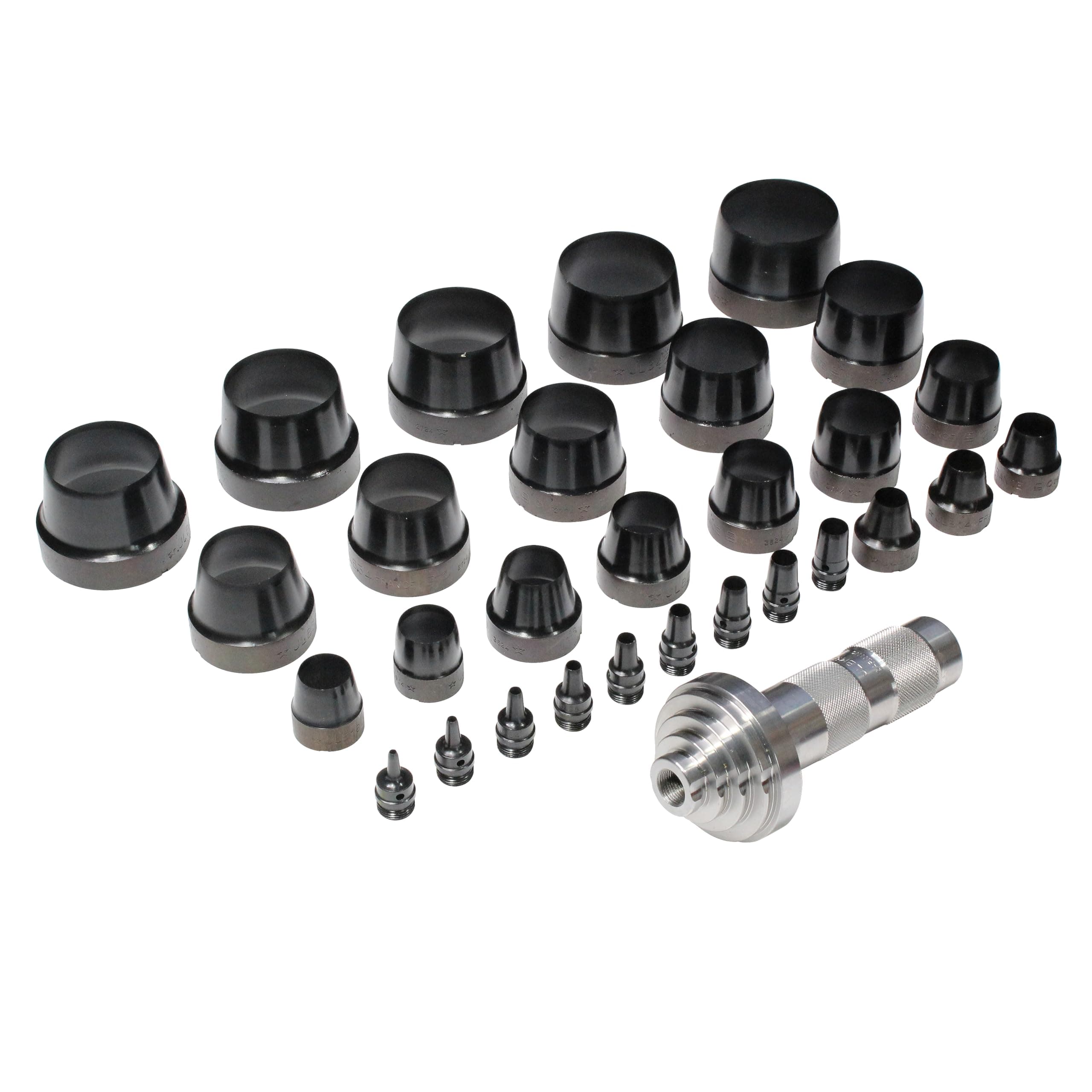 Tools 66006 Hollow Punch, 31-Piece Set, Black