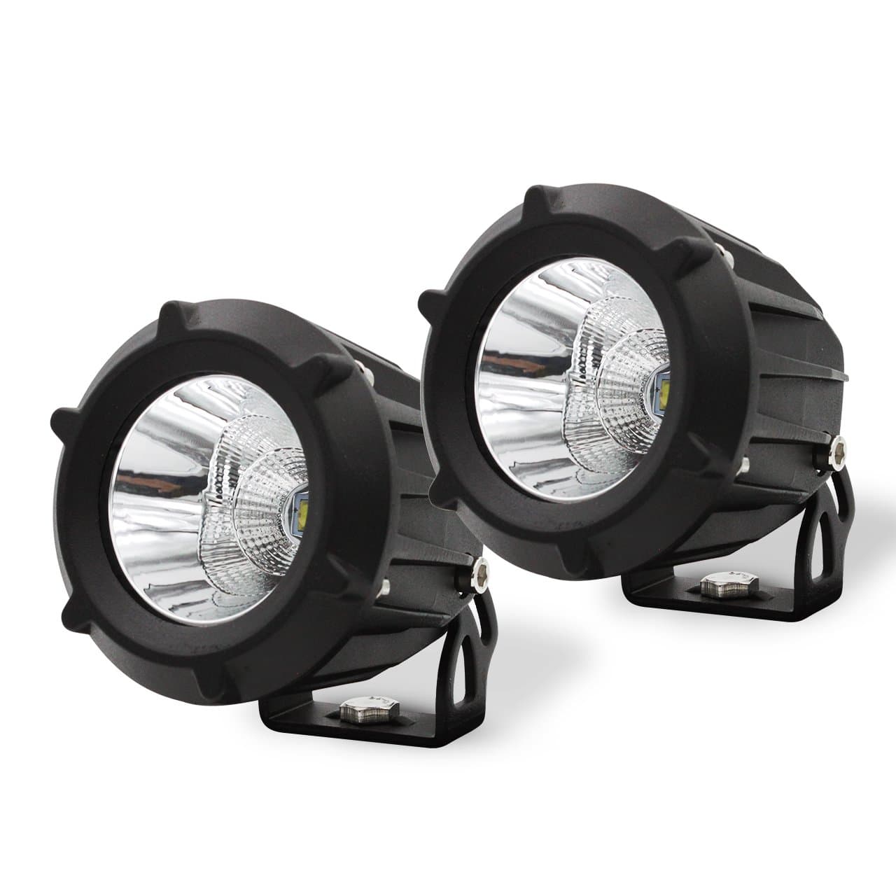 2 Pack 3.5 Inches 25W LED Work Light Flood Spot Combo Beam 6000K White Led Pods Light Small Offroad Driving Fog Light for Motorcycle SUV Truck Wrangler Boat Tractor