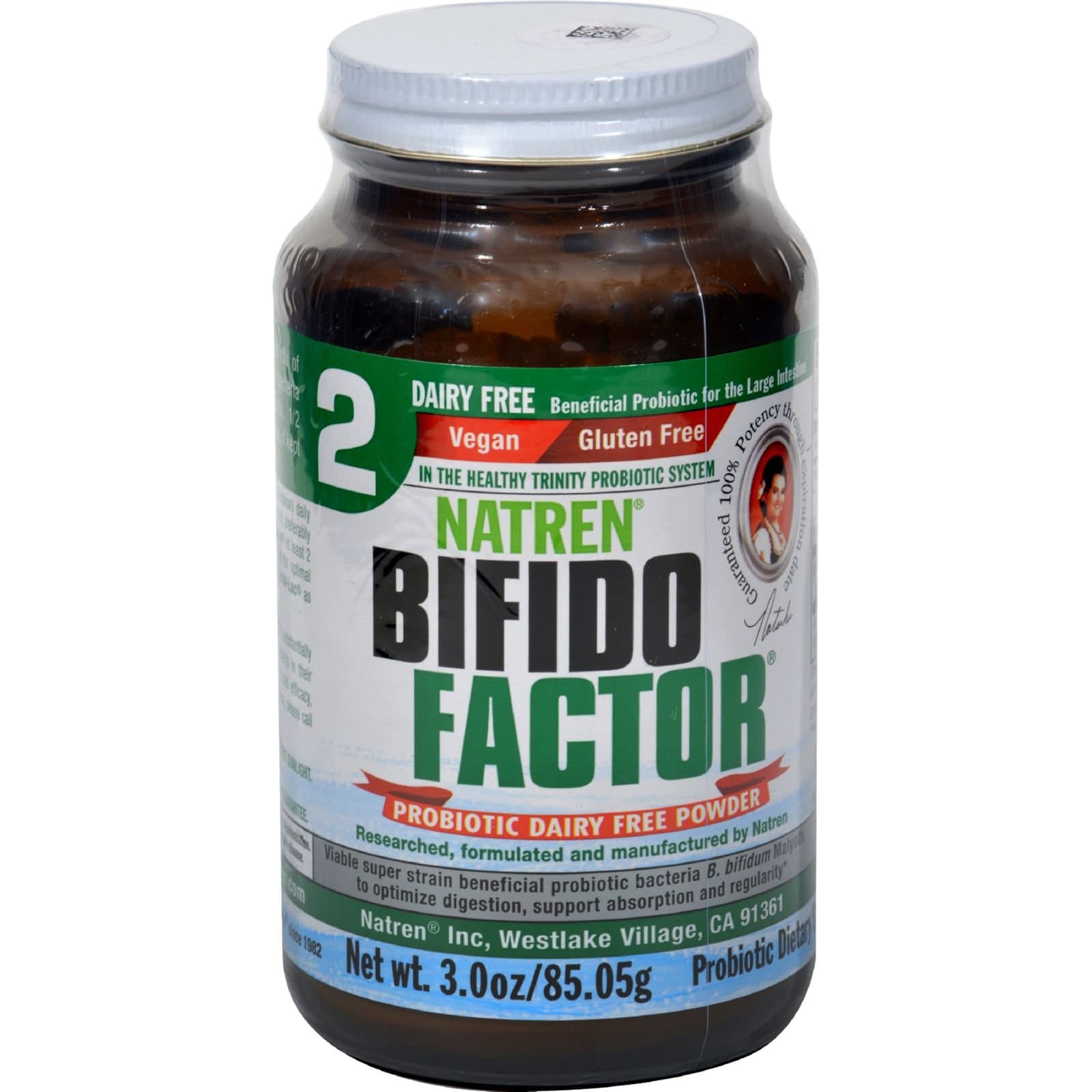 Natren, Bifido Factor Dairy Free, 3 Ounce