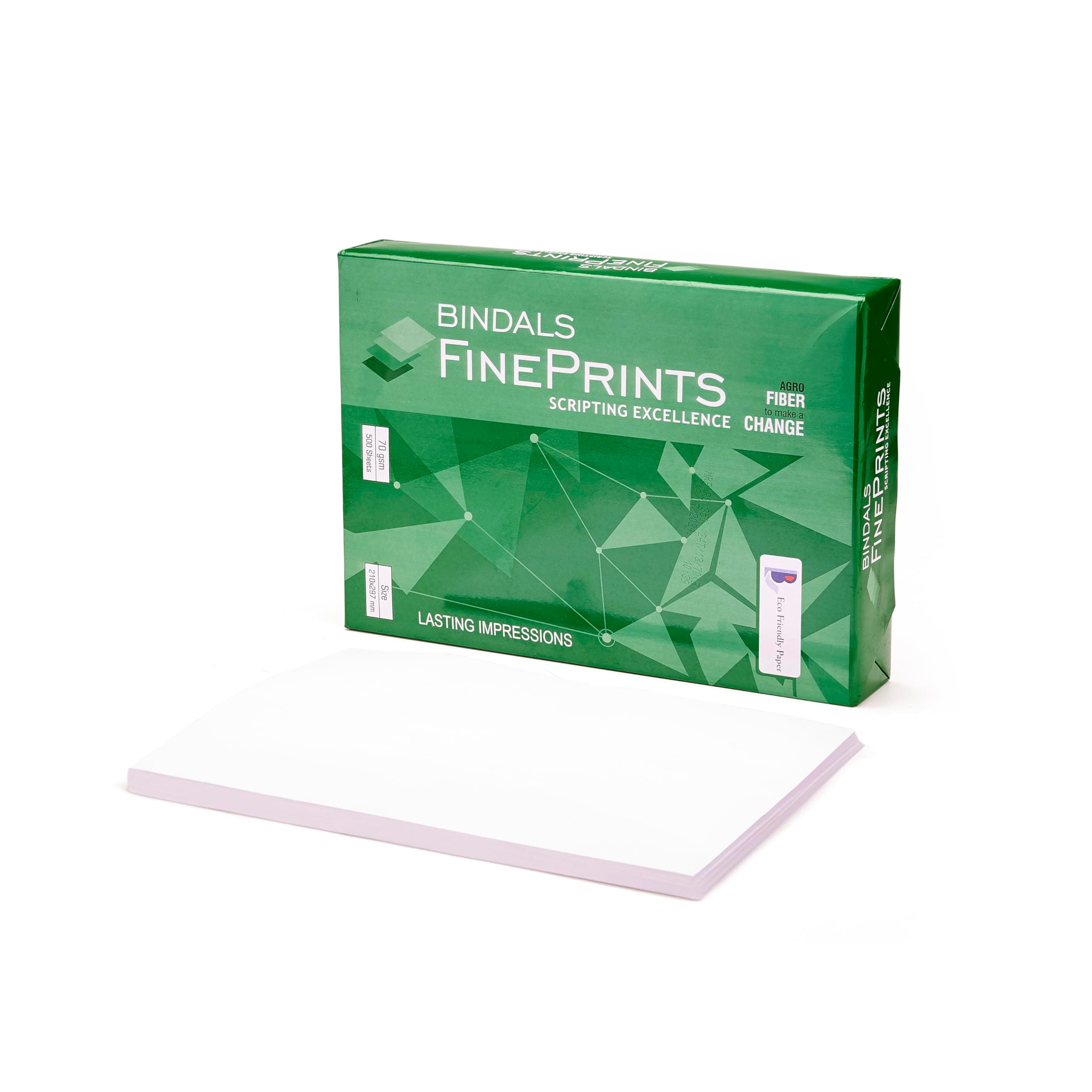 Bindal White Copier Paper | A4 Size | 70 GSM | 1 Ream & 500 Sheets per Ream | Glossy Plain Printing Paper | and