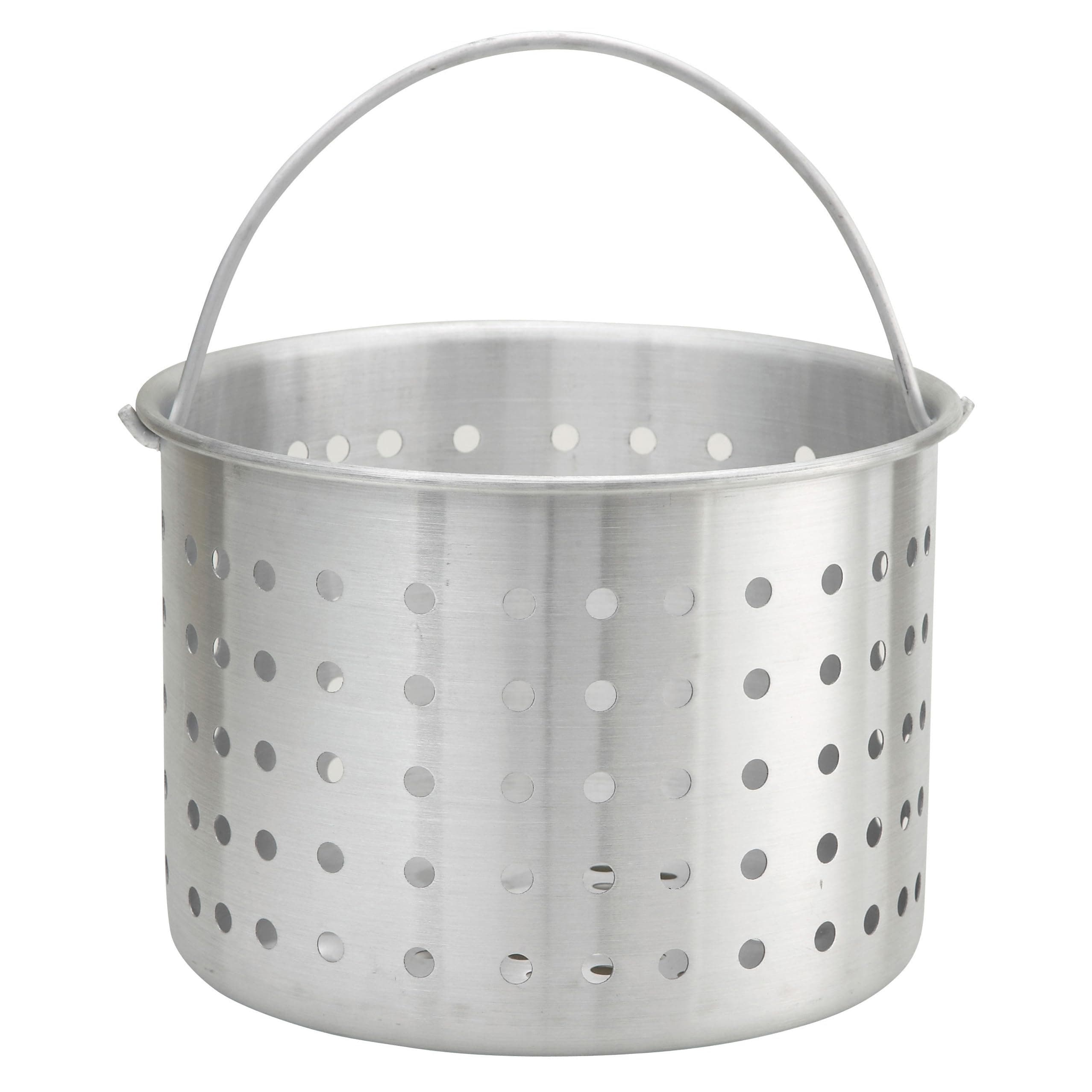 Winware Professional Aluminum Steamer Basket Fits 20-Quart Stock Pot, Silver