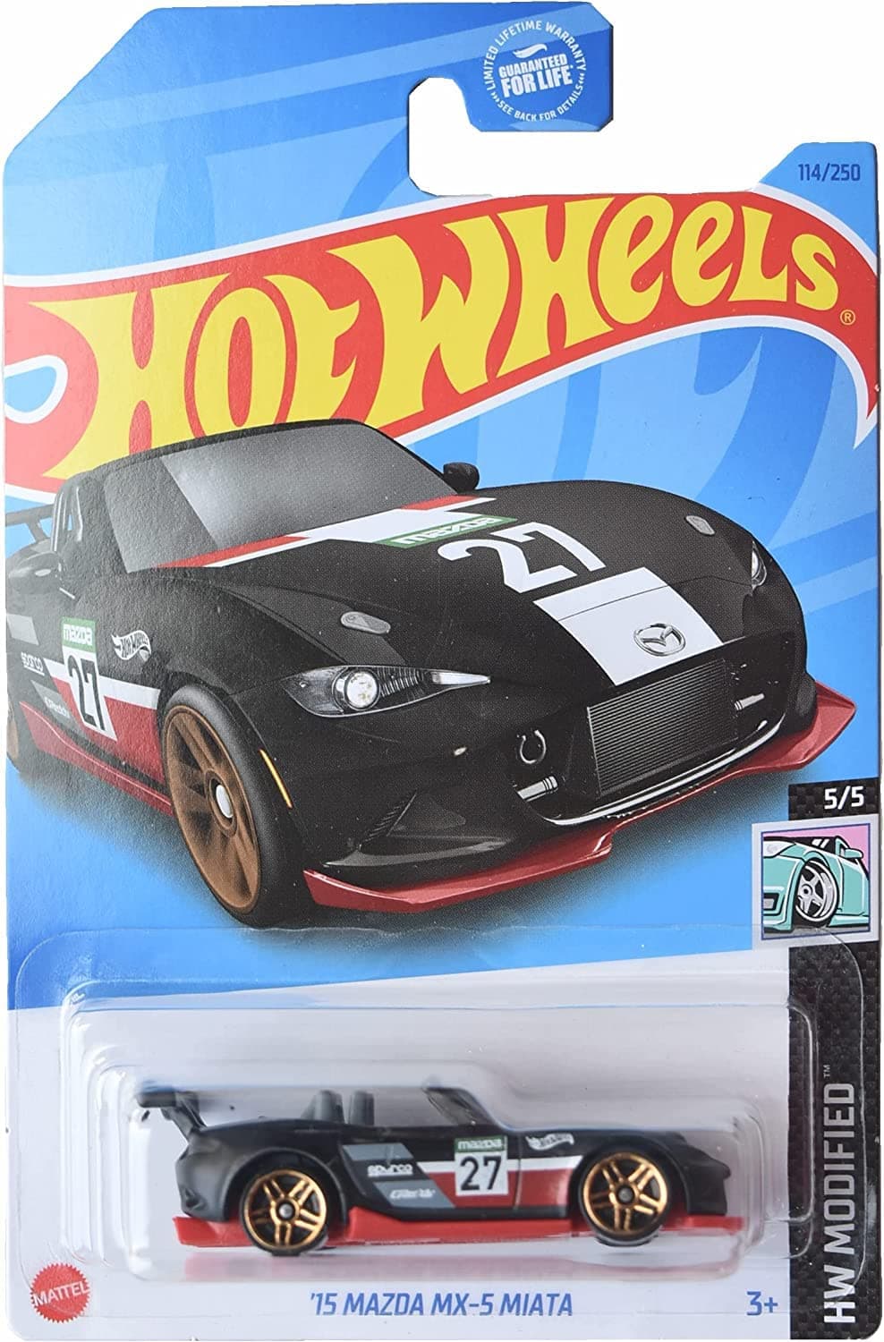 15 Mazda MX-5 Miata, HW Modified 5/5 [Black] 114/250