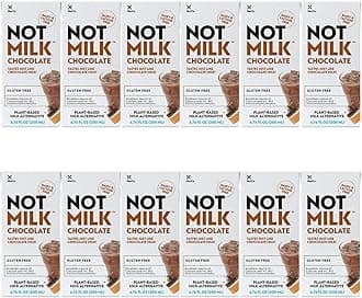 NotMilk Chocolate Plant-Based Milk Alternative, 6.76 Fl Oz (Pack of 12) - Shelf-Stable, Lactose-free, Vegan, Non-GMO