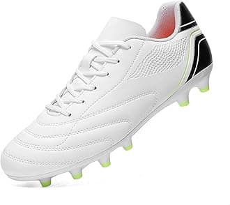 Soccer Shoes Mens Cleats Outdoor Professional Training Turf Football Boots Breathable Athletic Sneaker for AG/FG 6.5 US-11 US