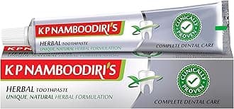 K P NAMBOODIRI'S Herbal Toothpaste 150g - Pack of 2